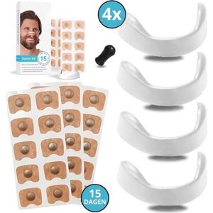 Magnetische Neusstrips Wit - Magnetische Neusspreider - Neusspreider - Anti Snurk Neusspreider - Anti Snurk - Neusstrip