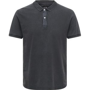 ONLY & SONS ONSTRAVIS SLIM WASHED SS POLO NOOS Heren Poloshirt - Maat S