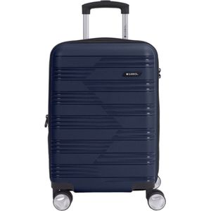 Gabol Handbagage Harde Koffer / Trolley / Reiskoffer - 54 x 35 x 23/27 cm - Uyiko - Blauw