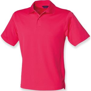 Henbury Men´s Coolplus® Polo Shirt H475 - Bright Pink - M