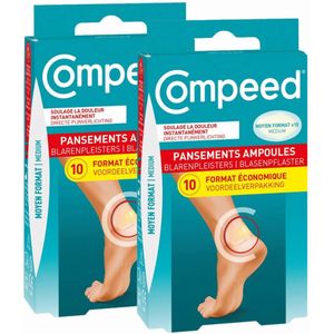 Compeed Blarenpleisters Medium Voordeelverpakking - 2 x 10 stuks