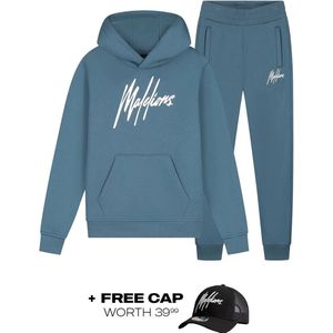 Malelions Kids Essentials Tracksuit - Teal 4-104