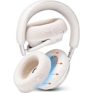 Gepatenteerde beschermende oorkussenhoezen voor Bose QuietComfort Ultra - Witte rook - SweatZ QC Ultra V2