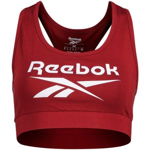 Reebok Classics Monroe Scoop Big Logo Sportbeha Rood XS Vrouw