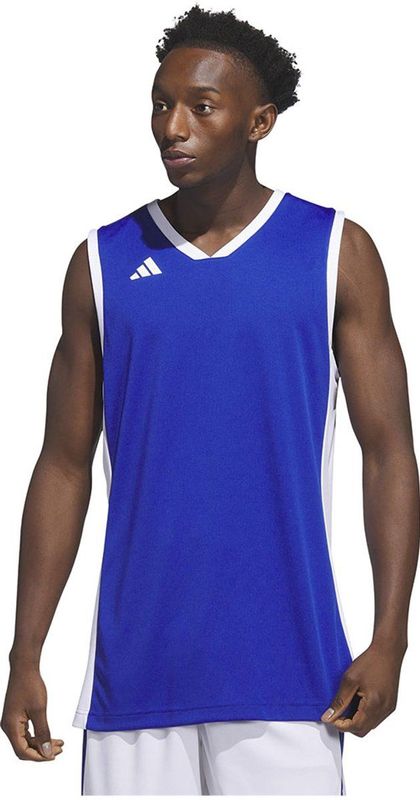 Adidas - 3G Speed Reversible - Mouwloos T-shirt - Blauw - Regular Man