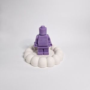 Chennies candles - Handgemaakte 3D c Kaars - Soja wax - Decoratieve kaars - Geschenk - Gift - Woonaccessoires - Paars