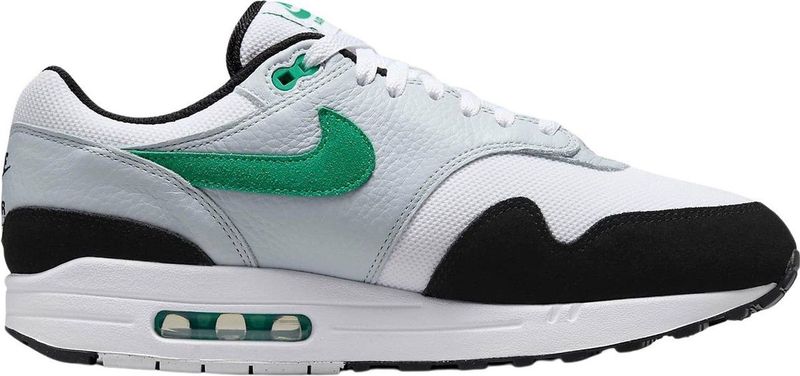 Nike - Air Max 1 - Sportschoenen - Wit - Zwart - Stadion Groen
