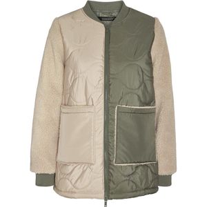 NOISY MAY NMTHORA QUILTED TEDDY JACKET Dames - Maat S