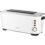 ECG ST 13730 - Broodrooster - Toaster - 4 sneden - Wit - 1350 W