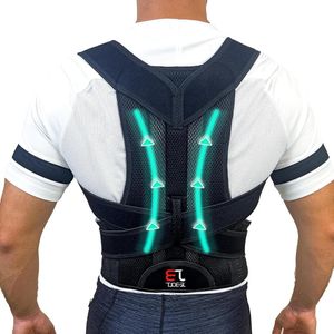 Rechte rugcorrector voor dames en heren met lendensteun - Houdingscorrectie en verlichting van nek, schouder en rugpijn