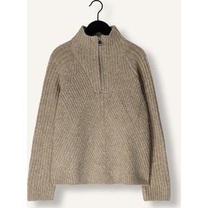 Sofie Schnoor G243207 Truien & Vesten Meisjes - Sweater - Hoodie - Vest- Taupe - Maat 152