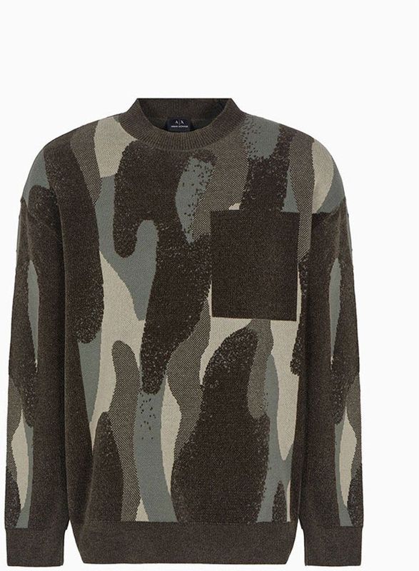 Armani Exchange 6dzm1j_zm4hz Trui Groen Man