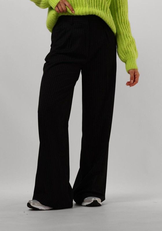 Catwalk Junkie - Straight Leg Tailored Trousers - Pantalons - Zwart