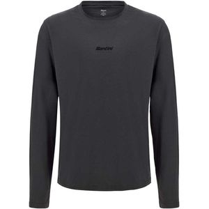 Santini T-shirt Met Lange Mouwen Grijs M Man,Vrouw