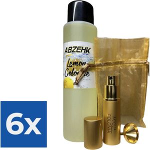 Abzehk Eau de Cologne Lemon - 250ml - Voordeelverpakking 6 stuks