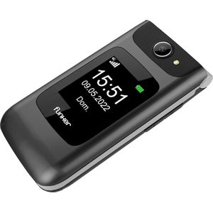 Mobiele klaptelefoon zonder abonnement, telefoon voor senioren met noodoproep senioren telefoon mobile