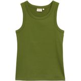 TOM TAILOR - Top - Olijfgroen - Mouwloos - Normale Pasvorm