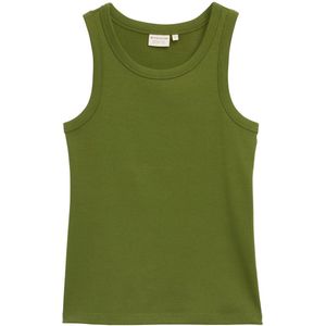 TOM TAILOR - Top - Olijfgroen - Mouwloos - Normale Pasvorm