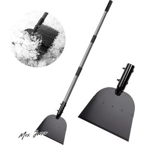 Mrs. Jones Sneeuwschep - platte schep sneeuwschuiver robuuste multifunctionele stalen schep reinigingsschraper .