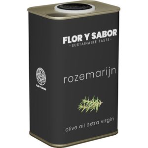 Flor y Sabor extra virgin olijfolie 'rozemarijn' - 250ml blik