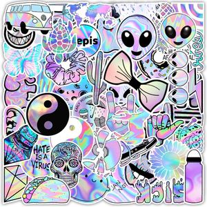 50 coole Stickers | Paars, vsco, alien | Voor laptop, agenda, koffer, etc.