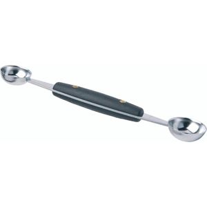 Dubbele kop Meloen Baller-Parisienne Scoop van roestvrij staal voor in de keuken
