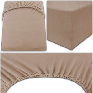 Jersey Hoeslaken 100% Katoen 220x200cm met 30cm Band