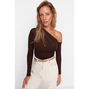 Trendyol Off-shoulder Asymmetrische kraag Body