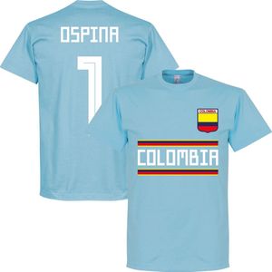 Colombia Ospina Keeper Team T-Shirt - Licht Blauw - XL