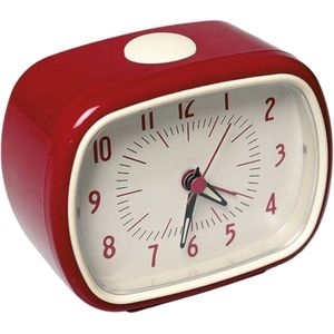 Rex London - Retro wekker 'Classic' - Rood