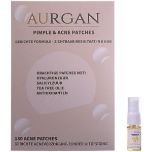 Aurgan Pimple & Acne Hydrocolloid Patches - 180 stuks - transparante patches tegen puisten - Met salicylzuur & Tea Tree Oil - inclusief 10ml arganolie voor naverzorging - Acne patch Absorbeert puistjes