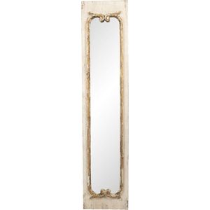 Clayre & Eef Spiegel 33x149 cm Beige Hout