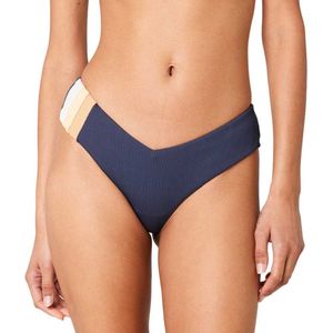 Rip Curl Block Party Hi Leg Skimpy Bikinibroekje Blauw S Vrouw