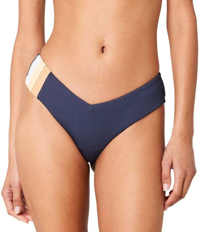 Rip Curl Block Party Hi Leg Skimpy Bikinibroekje Blauw S Vrouw