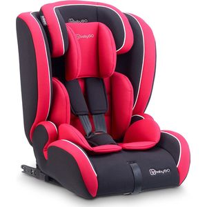 BabyGO autostoel FreeFix i-Size met isoFix Rood - voor kinderen van 76-150cm