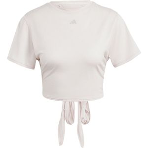 adidas Performance Yoga Studio Wrapped T-shirt - Dames - Roze- 2XL