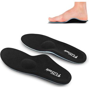 Orthopedische inlegzolen Steunzool inlegzolen Comfortabele Inlegzolen voor platte voeten, EU37-38(24cm)