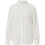 s.Oliver - Blouse - Wit - Klassieke Blouse - Lange Mouw