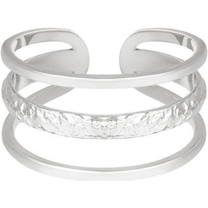 Ring Layers Zilver - Ring met lagen - One size ring - ring
