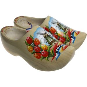 Nijhuis Houten Klomp Tulp 120 - Blank 1033 - 19