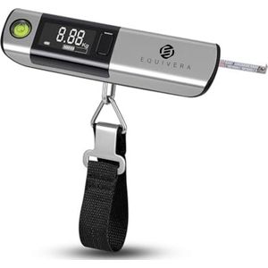 Equivera Kofferweegschaal - Koffer Weegschaal - Bagageweegschaal - Kofferweger - Digitale Kofferweegschaal - Digitale Bagageweegschaal - Kofferweegschaal Digitale - Nooit meer een te zware koffer!