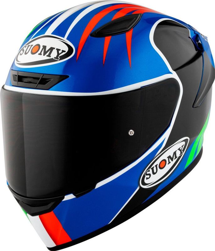 Suomy - Track-1 Pecco Mugello 2022 E06 - Integraalhelm - Blauw Zwart
