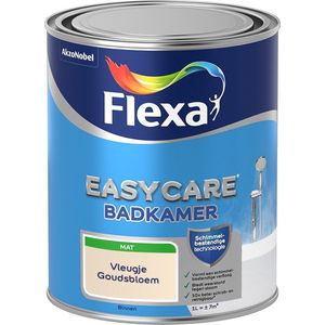 Flexa Easycare Muurverf - Badkamer - Mat - Mengkleur - Vleugje Goudsbloem - 1 liter