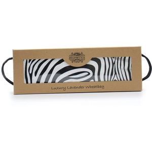 Luxe lavendel tarwe tas in geschenkdoos - Zebra