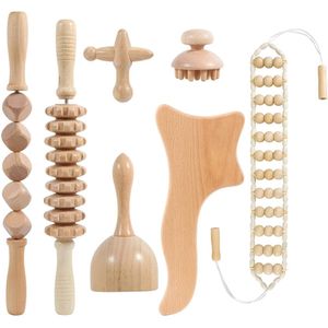 Massageroller - Houttherapie - Anti-cellulitis - Massagehout