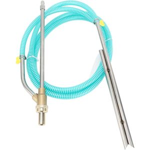 Zandstraalset 1/4 Inch Snelkoppeling voor Nat Schurende Zandstralen - Beschermbril - Krachtige Wasmachine - Schurende Reiniging (BLUE)
