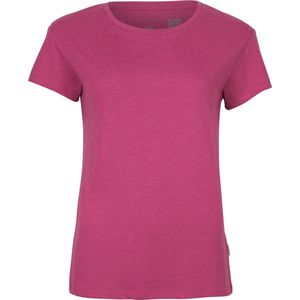 O'Neill T-Shirt Women Essentials t-shirt Fuchsia Red M - Fuchsia Red 60% Cotton, 40% Recycled Polyester Round Neck