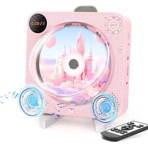 Draagbare CD-speler met Bluetooth 5.0 - Leuke en Functionele Muziekspeler voor Thuis en onderweg