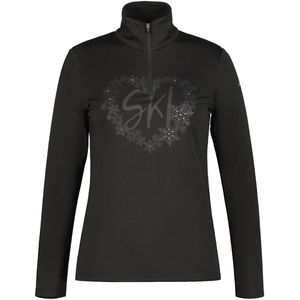 ICEPEAK - Ellenton - Skipully met Rits Dames - Zwart