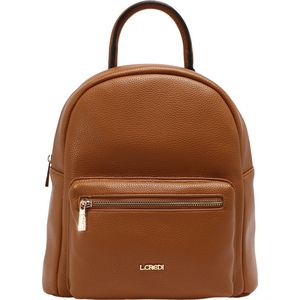 L.CREDI Vrije tijd rugzak Rugzak Budapest Backpack Cognac Lichtbruin